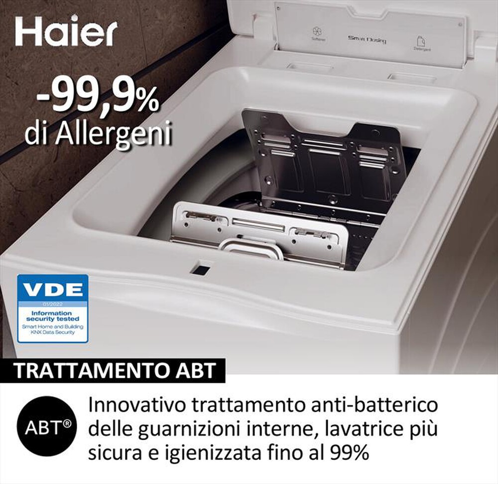 "HAIER - Lavatrice HW90-BPD13386U-S 9 Kg Classe A-White"