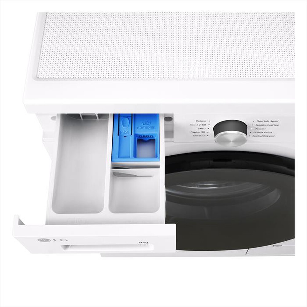 "LG - Lavatrice AI DD F4NX1009NWB SERIE X1 9kg Classe A-Essence White"