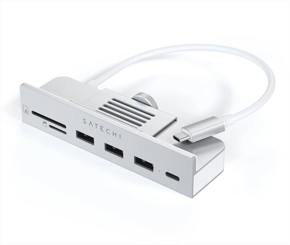 Immagine del prodotto SATECHI - HUB USB-C CON MORSETTO PER IMAC 24-Space Gray