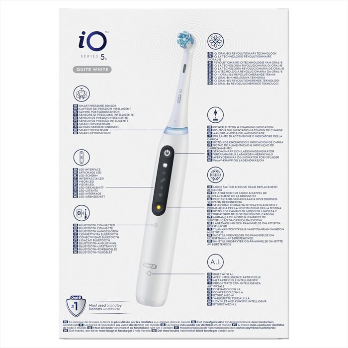 ORAL-B - Spazzolino elettrico IO5 S-BIANCO | Euronics