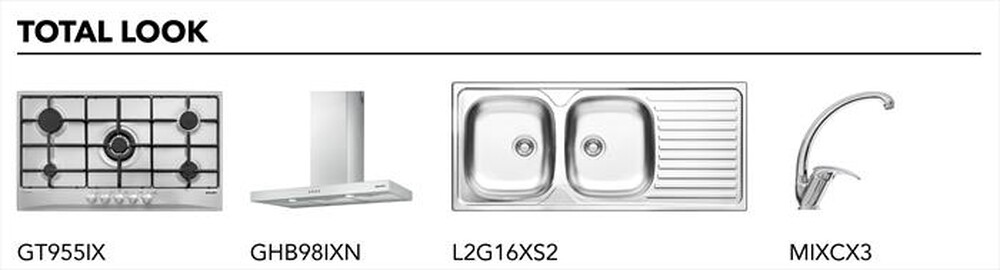 "GLEM GAS - GMI203IX-Inox"