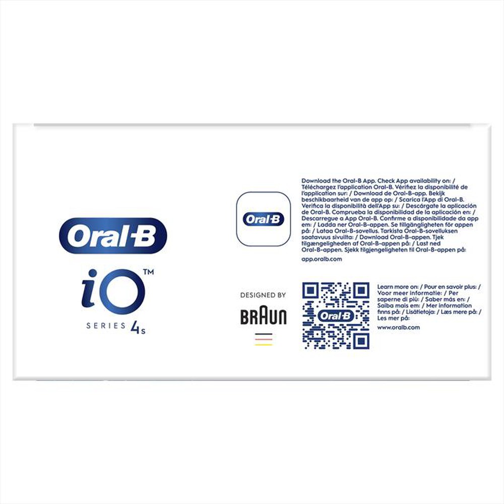 "ORAL-B - Spazzolino Elettrico Ricaricabile IO 4S-Nero"