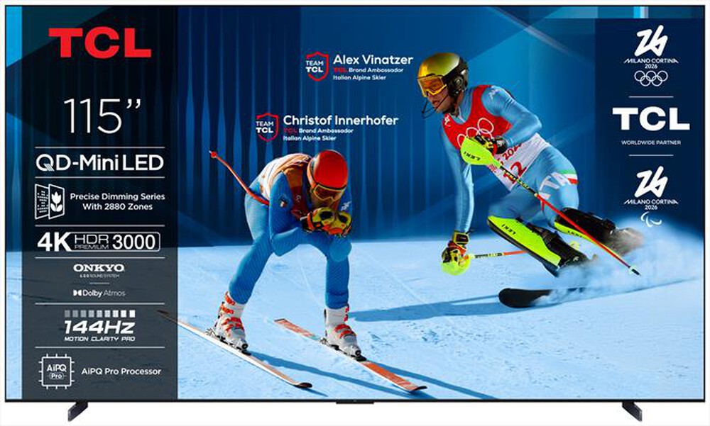 Immagine del prodotto TCL - Smart TV MINI LED UHD 4K 115" 115C7K-Black