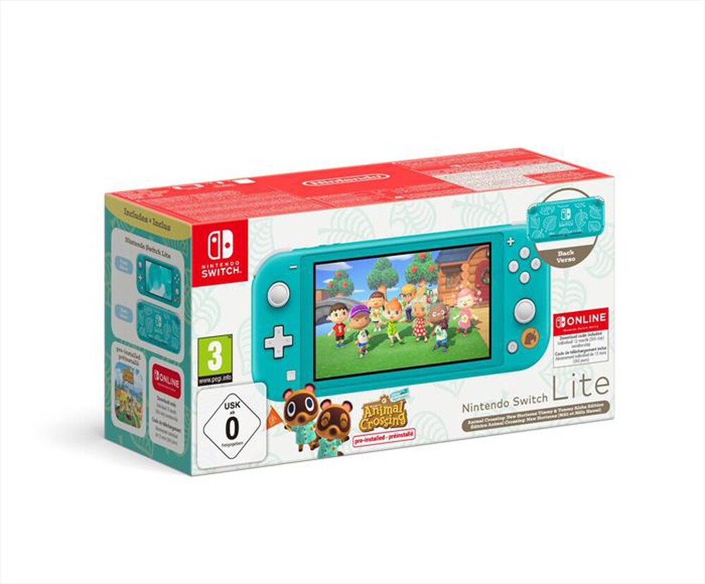 "NINTENDO - SWITCH LITE ED. SPEC. ACNH TURCH+NSO 12M-Turchese"