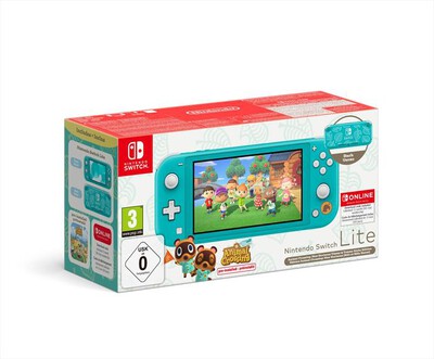 NINTENDO - SWITCH LITE ED. SPEC. ACNH TURCH+NSO 12M-Turchese