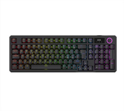 AAAMAZE - TASTIERA GAMING MASTERMIND 2 MECHANICAL RG-Nero