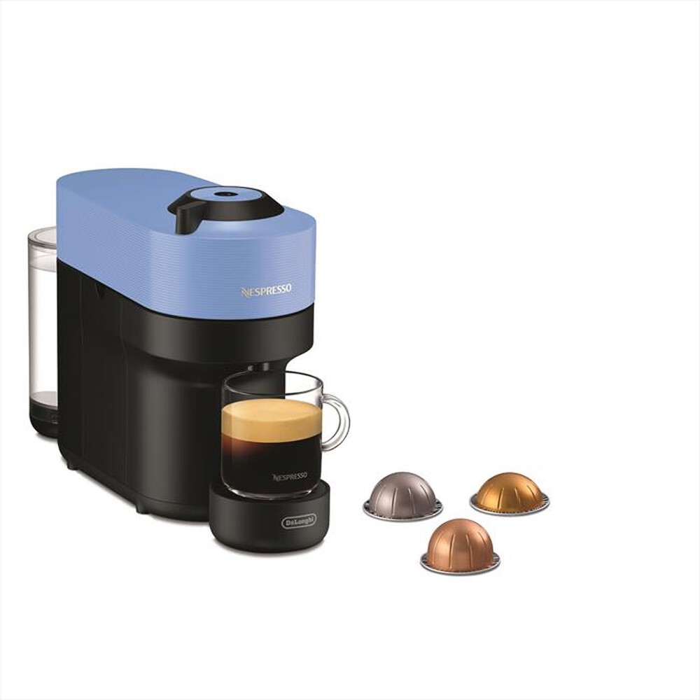 "DE LONGHI - Macchina da caffè VERTUO POP ENV90.A Nespresso-Celeste"