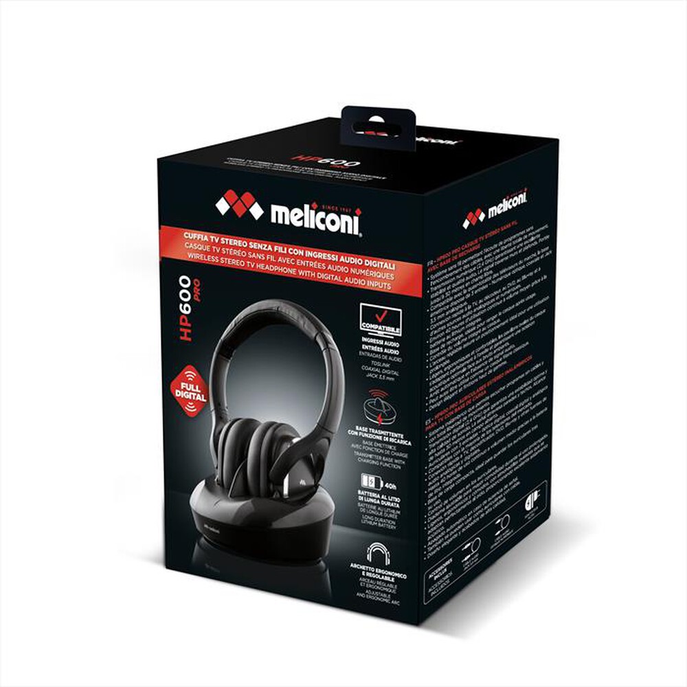 Immagine del prodotto MELICONI - HP600 PRO-Nero