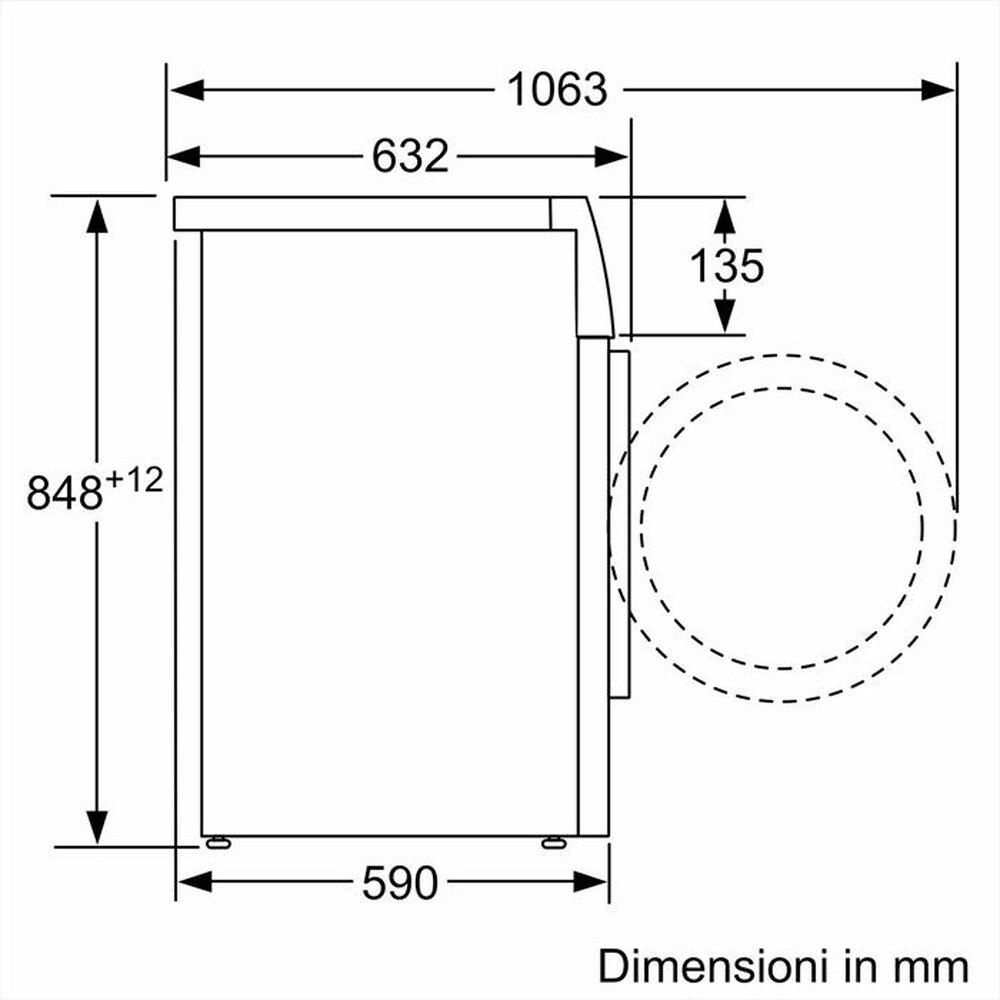 "BOSCH - Lavatrice WGE03200IT 8 Kg Classe A-Bianco"