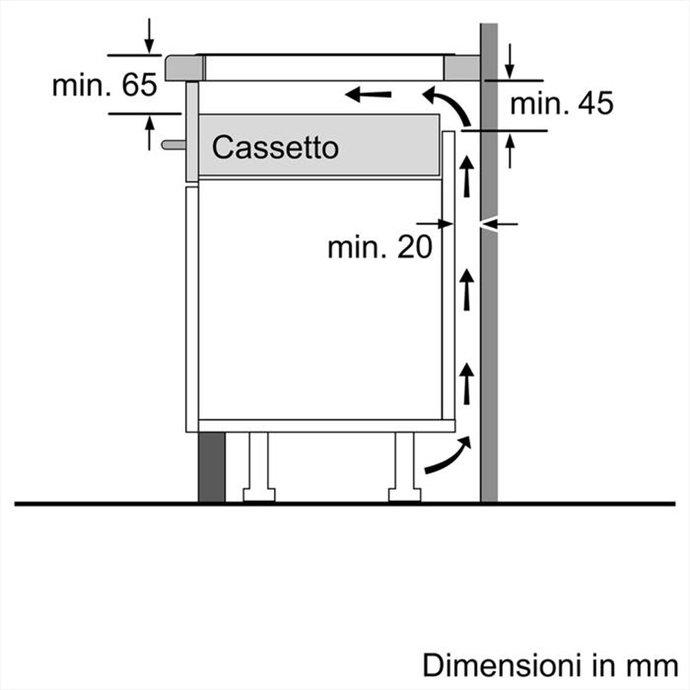 "BOSCH - Piano cottura induzione PUE612FF1J 59,2 cm-Bianco"