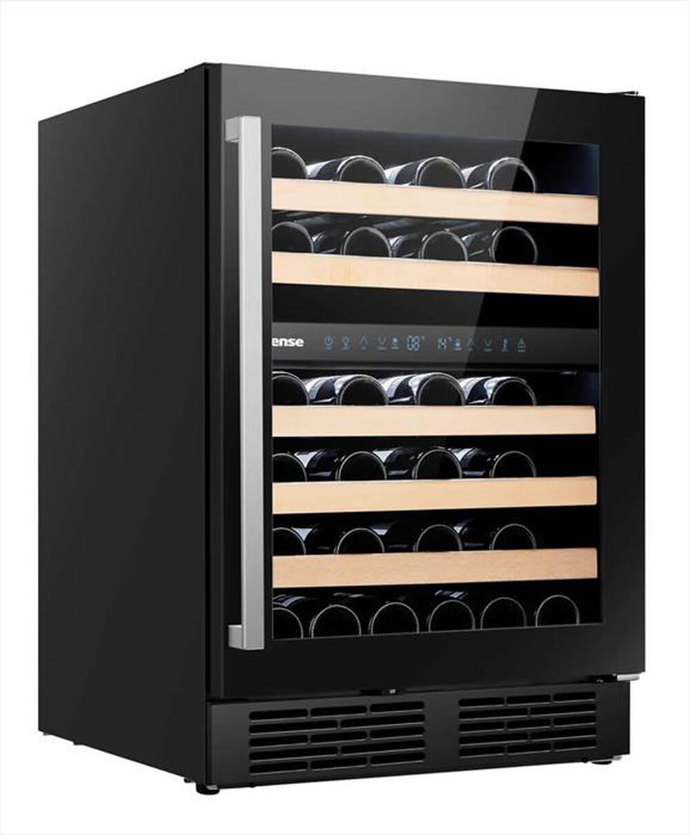 "HISENSE - Cantinetta RW17W4NWLG0 Classe G 46 bottiglie-Nero Glass"