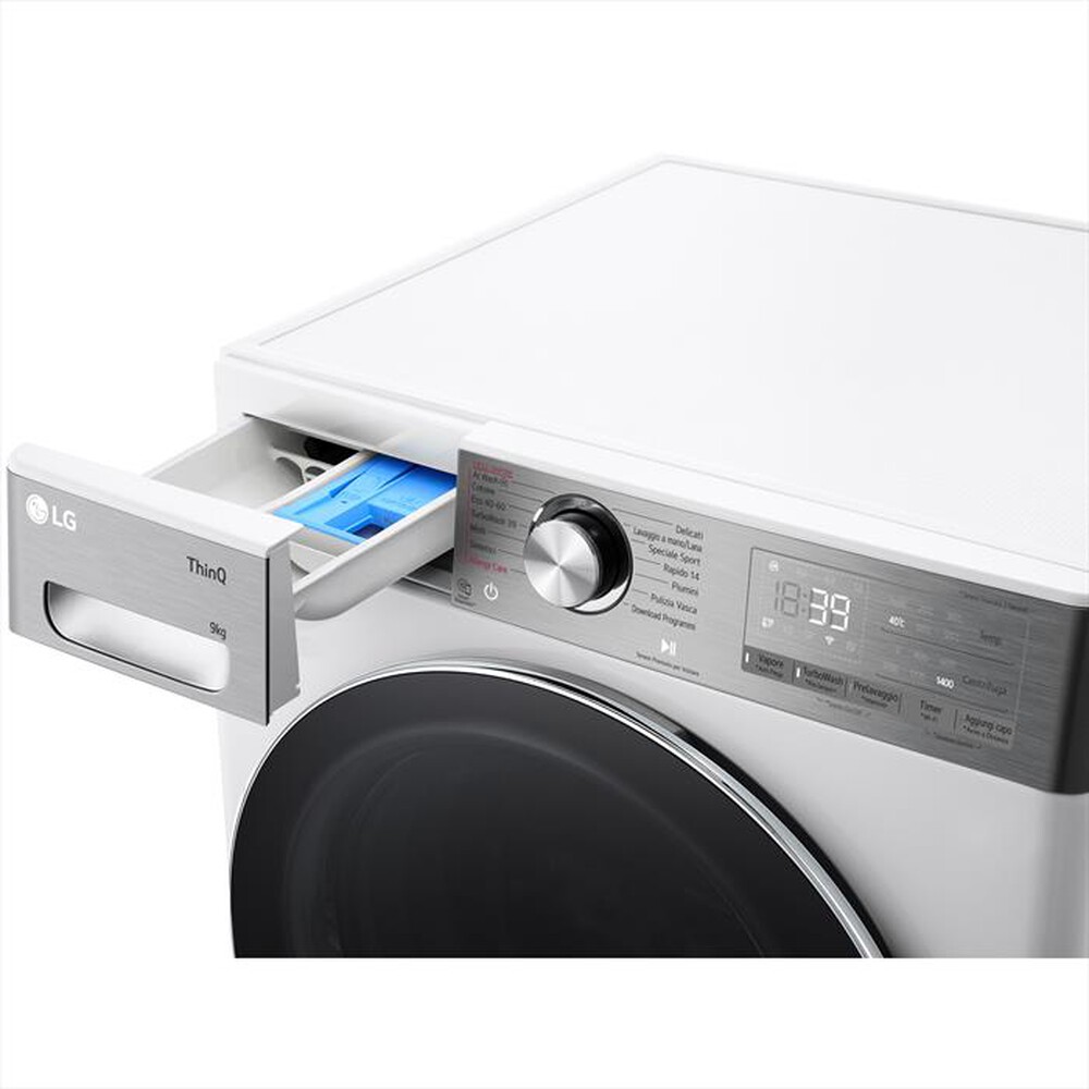 Immagine del prodotto LG - Lavatrice AI DD R9 F4R9009TPWC 9kg Classe A-Bianca