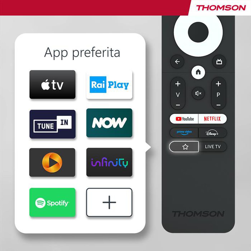 Immagine del prodotto THOMSON - Smart TV Q-LED FHD 40" 40QG4S14-nero