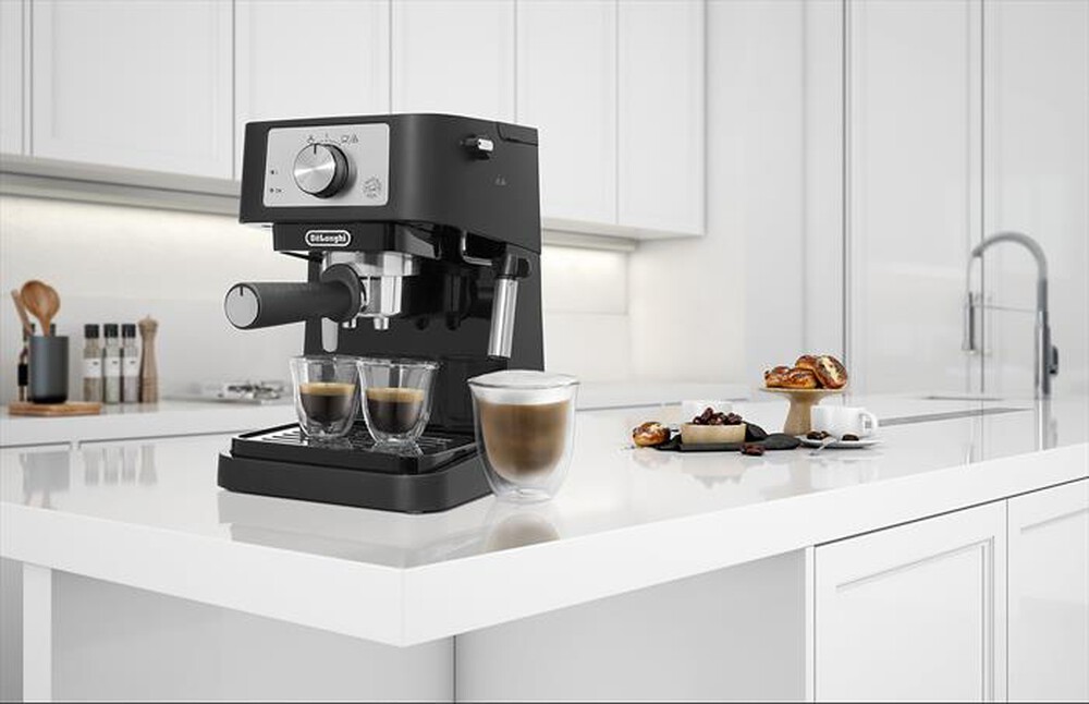 "DE LONGHI - STILOSA EC260.BK MACCHINA DA CAFFÈ MANUALE-Nero/Silver"
