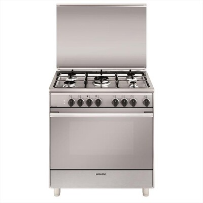 GLEM GAS - Cucina a gas U865MI6 Classe A-INOX