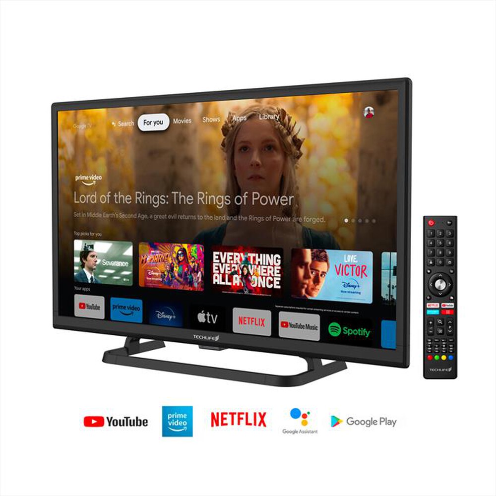 "TECHLIFE - Smart TV LED HD READY 24\" TE24HG5CGTV-Nero"