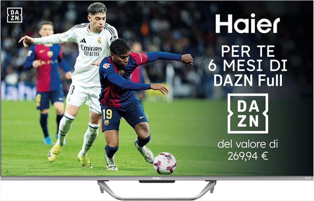 HAIER - Smart TV QLED UHD 4K 55" H55Q80FUX-Nero