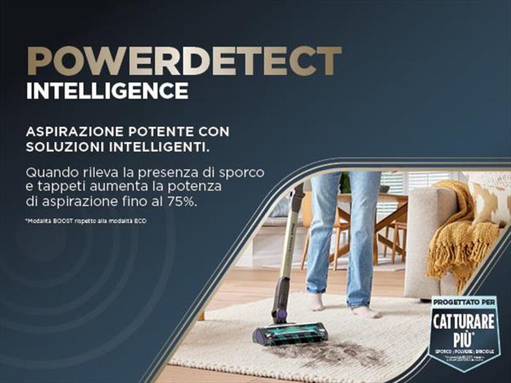 "SHARK - SCOPA ELETTRICA SENZA FILO DETECT PRO MAX AUTOEMPT-Grigio"