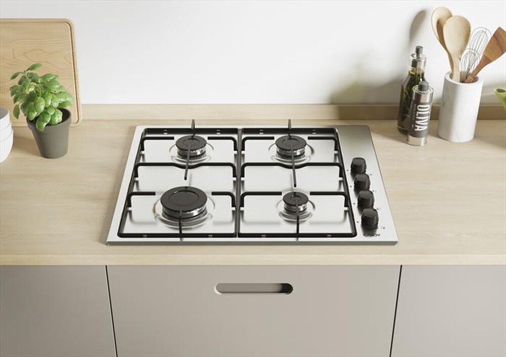 Immagine del prodotto CANDY - Piano cottura a gas CHW6LBX 59,5cm-INOX