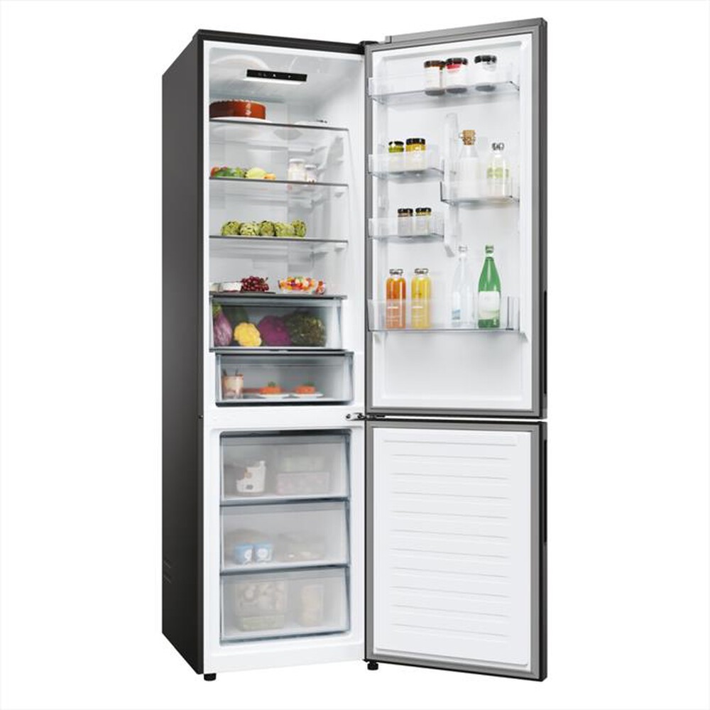"CANDY - Frigorifero combinato CNCQ2T620EB Classe E 409 lt-Black"