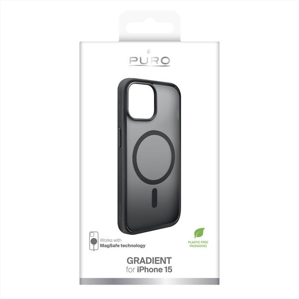 Immagine del prodotto PURO - Cover Gradient PUIPC1561GRADIENTBK per iPhone 15-Nero