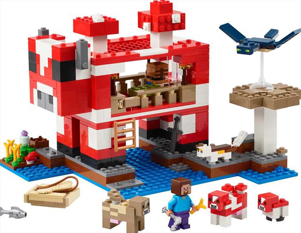 "LEGO - MINECRAFT La casa del Mooshroom - 21270-Multicolore"