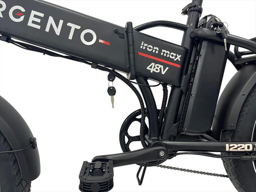 Immagine del prodotto ARGENTO - E-Bike IRON MAX TWIN BATTERIES-GRIGIO/ROSSO