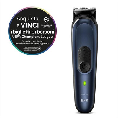 BRAUN - Regolabarba SERIES 7 MGK7421-Black / Deep Blue