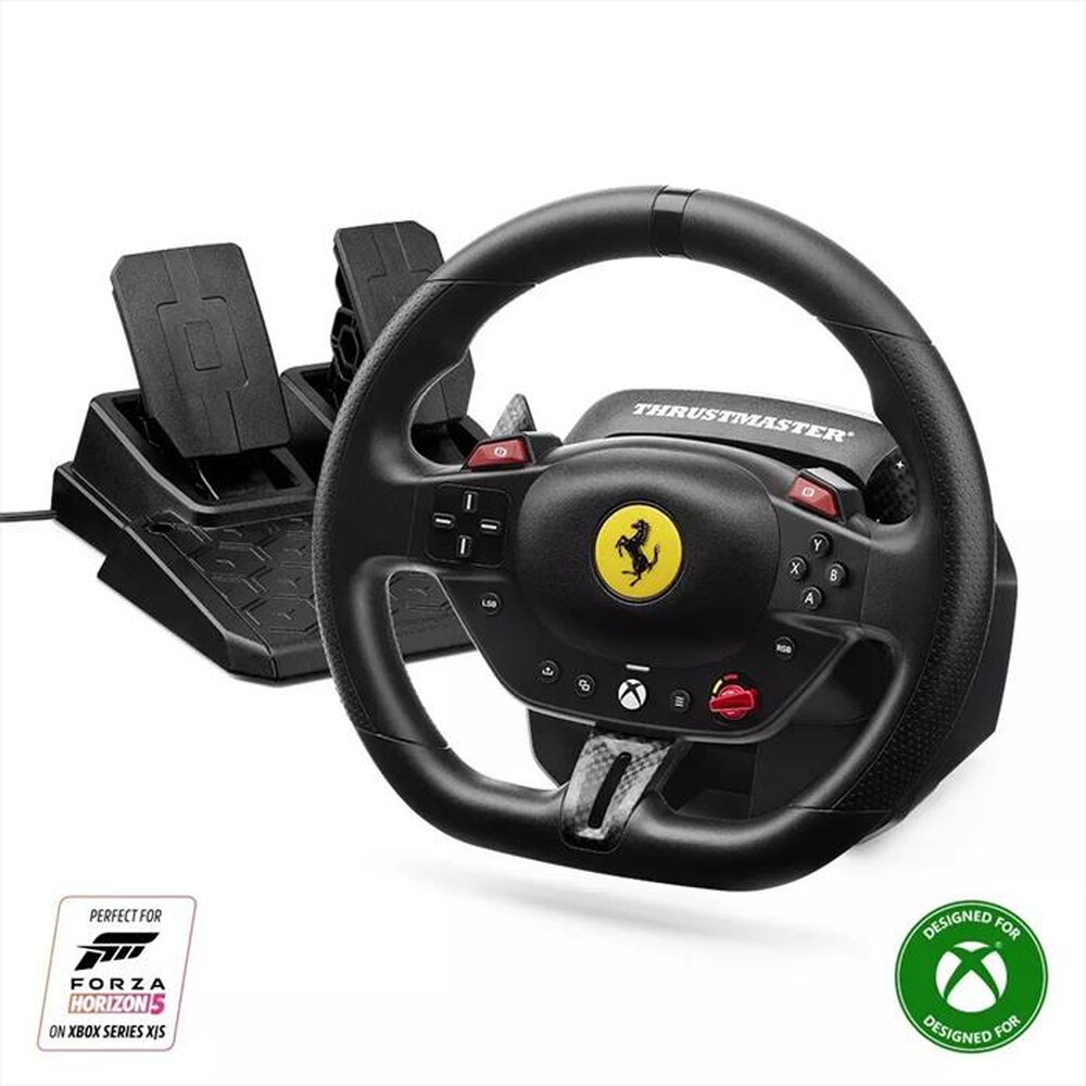 Immagine del prodotto THRUSTMASTER - Sterzo + Pedali T98-X FERRARI 296 GTS-Nero