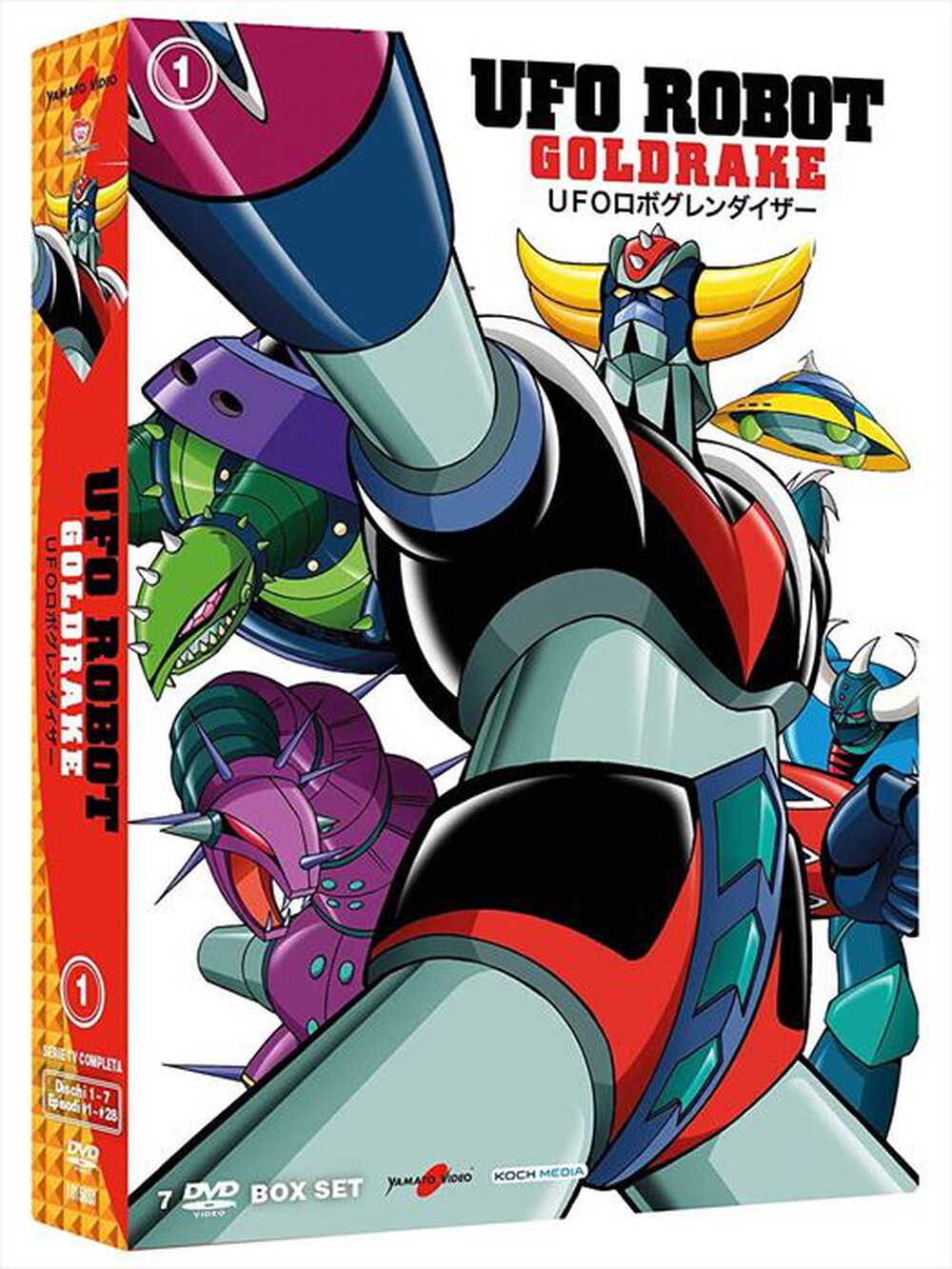 "YAMATO VIDEO - Ufo Robot Goldrake #01 (7 Dvd)"