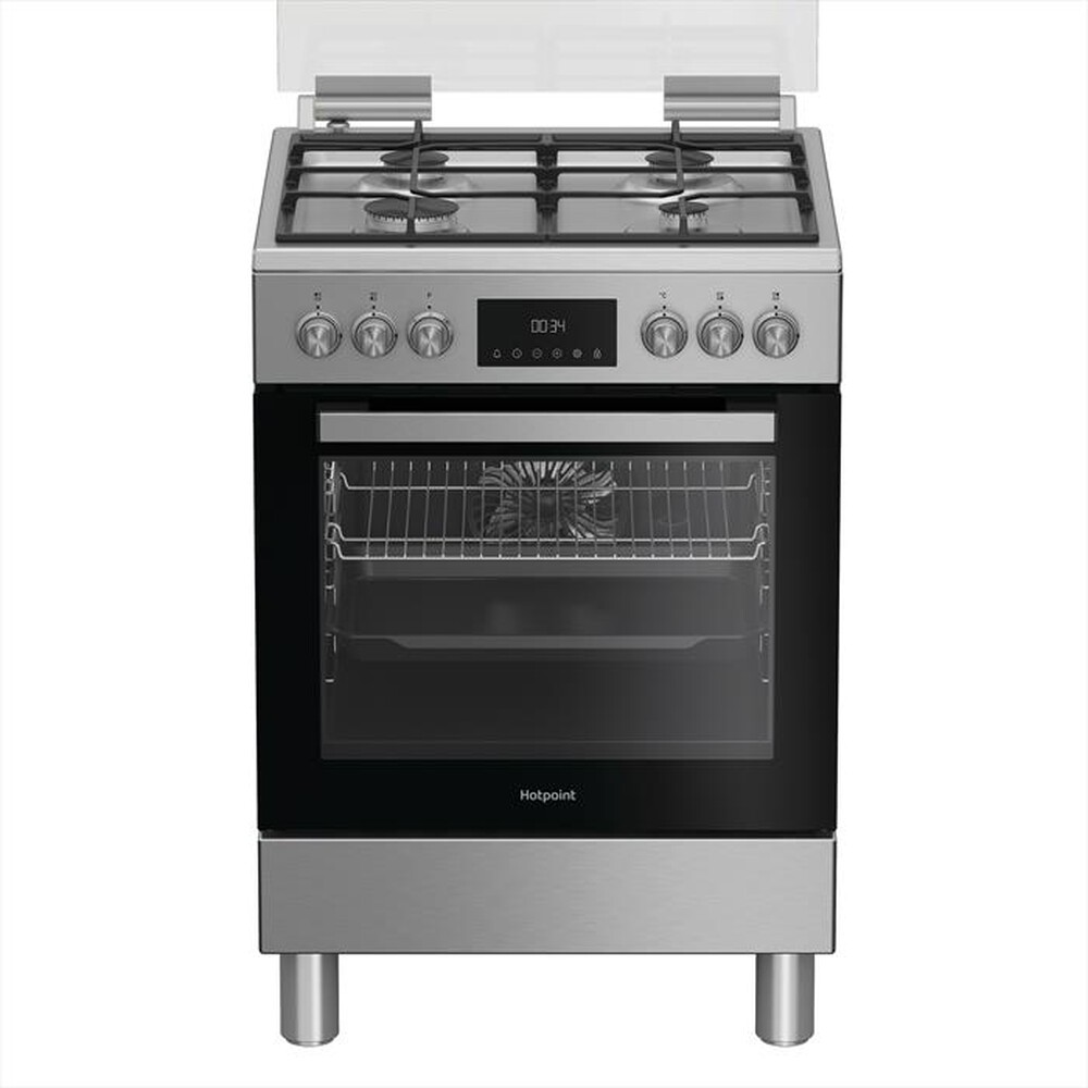 HOTPOINT ARISTON - Cucina a gas H6G5LMX Classe A-inox