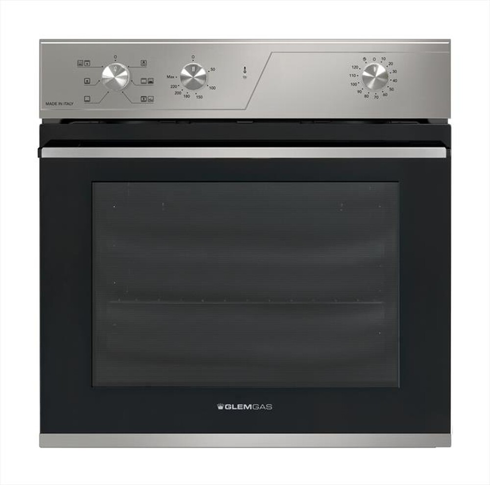 "GLEM GAS - Forno incasso elettrico GFR62IX-S3 Classe A-Acciaio Satinato"