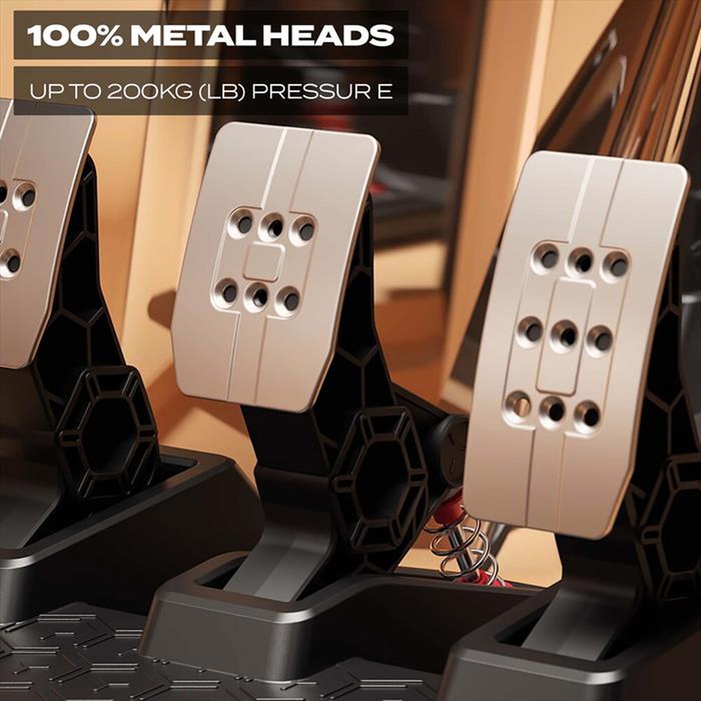 "THRUSTMASTER - Pedaliera magnetica T-3PM PEDALS ADD ON-Nero"