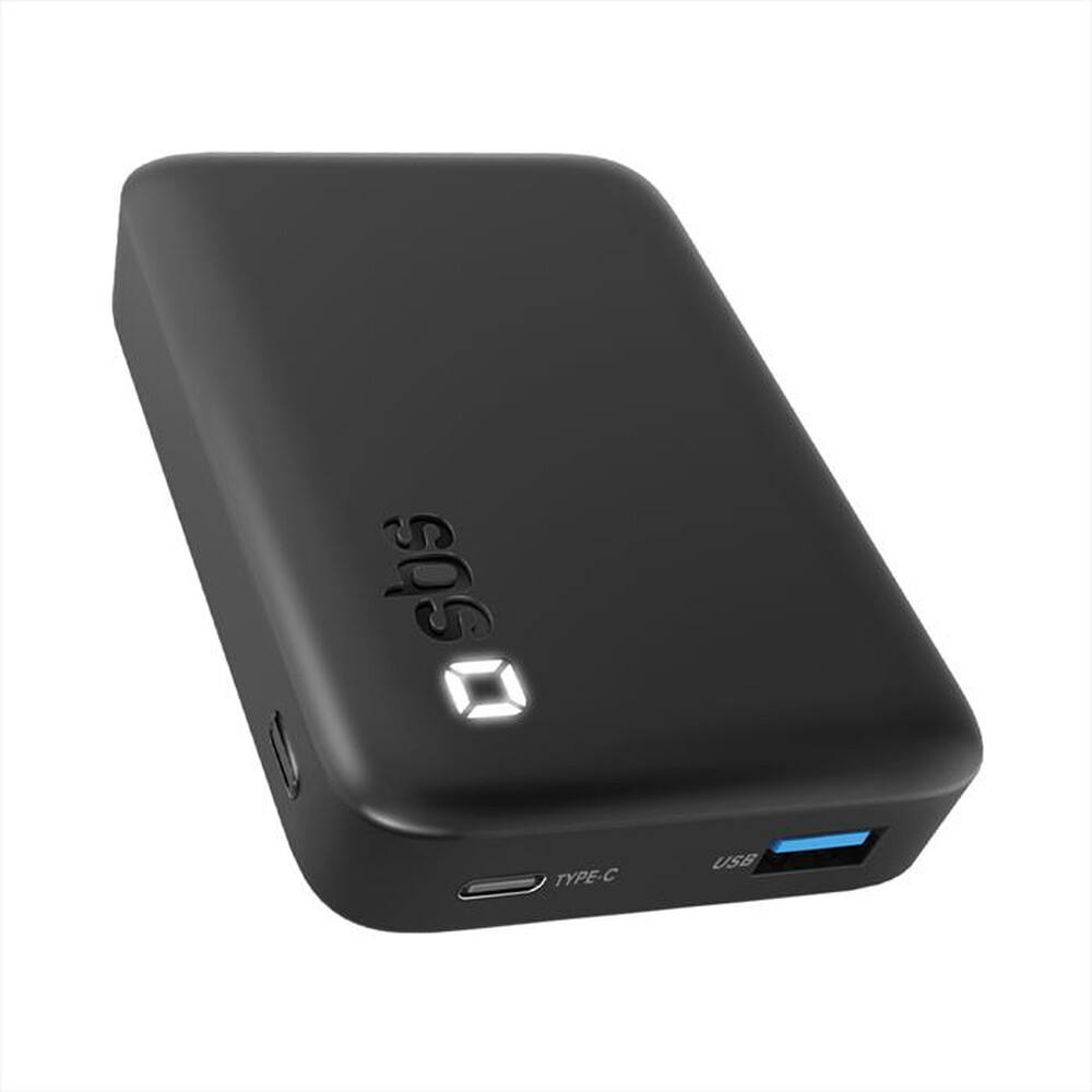Immagine del prodotto SBS - Powerbank compatto 10000mAh 10W LED-Nero