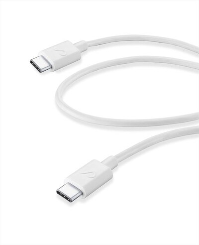 CELLULARLINE - USBDATA06USBC2CW Cavo Dati-USB-C TO USB-C-60CM-Bianco