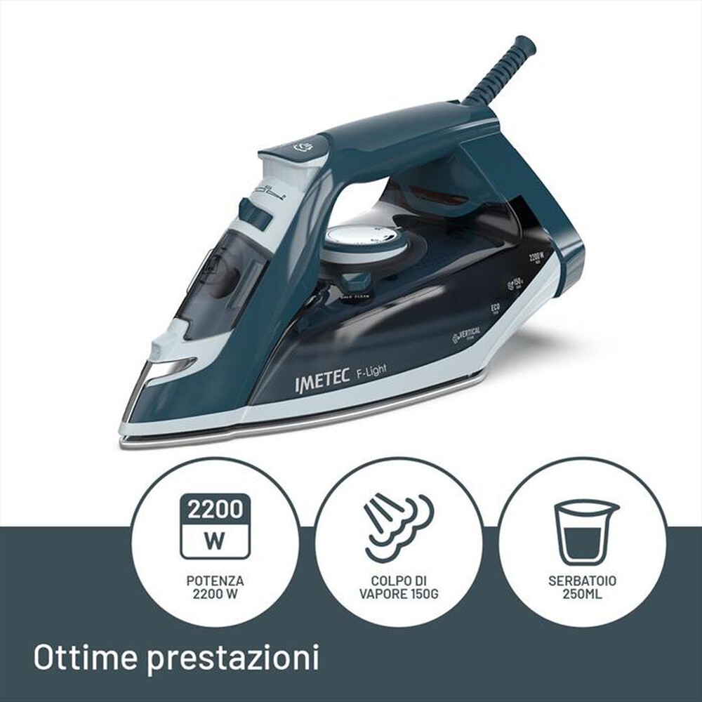 Immagine del prodotto IMETEC - Ferro da stiro a vapore F-LIGHT