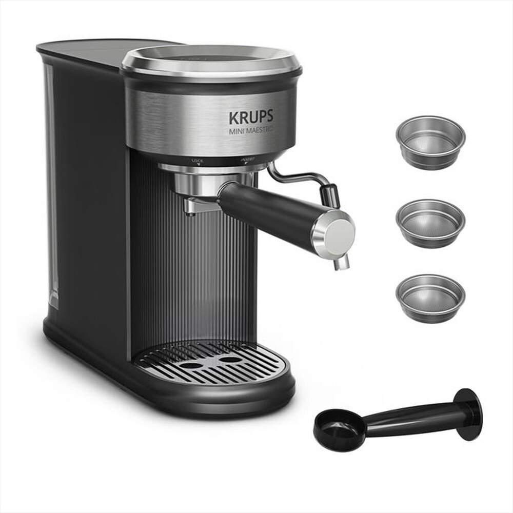 Immagine del prodotto KRUPS - Macchina per caff&egrave; espresso Mini Maestro XP350DE0-Nero/Inox
