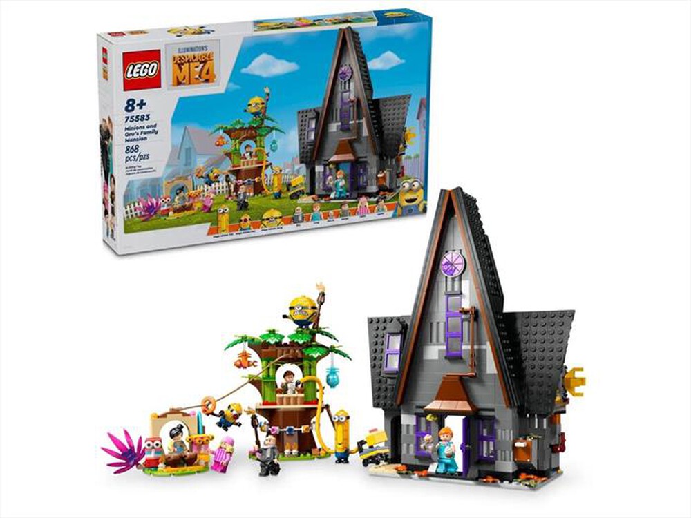 "LEGO - I Minions e la villa della famiglia di Gru - 75583-Multicolore"