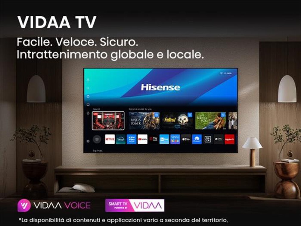 Immagine del prodotto HISENSE - Smart TV OLED UHD 4K 55" 55A86Q-NERO