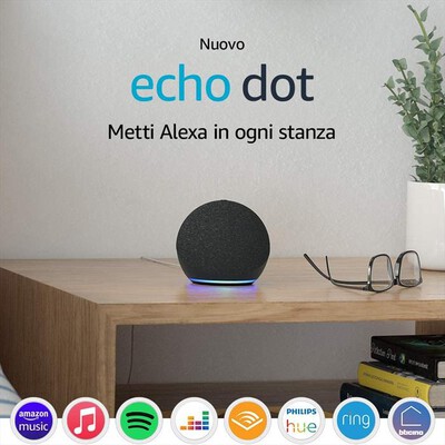 AMAZON - ECHO DOT 4^ GENERAZIONE-Nero