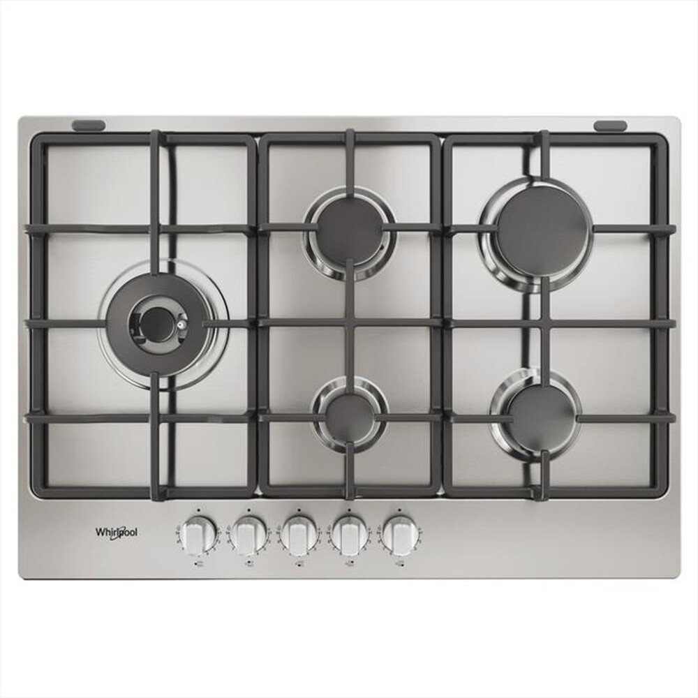 "WHIRLPOOL - Piano cottura a gas TGML 761 IX/R 73 cm-Acciaio inossidabile"