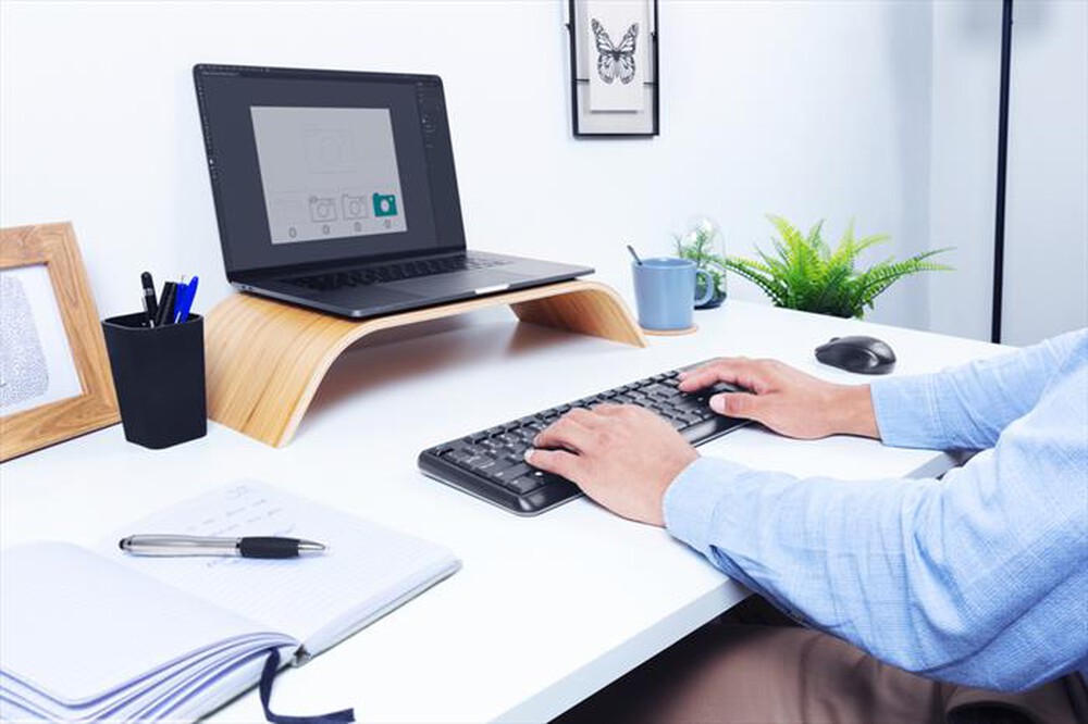 Immagine del prodotto TRUST - ODY WIRELESS KEYBOARD & MOUSE IT-Black