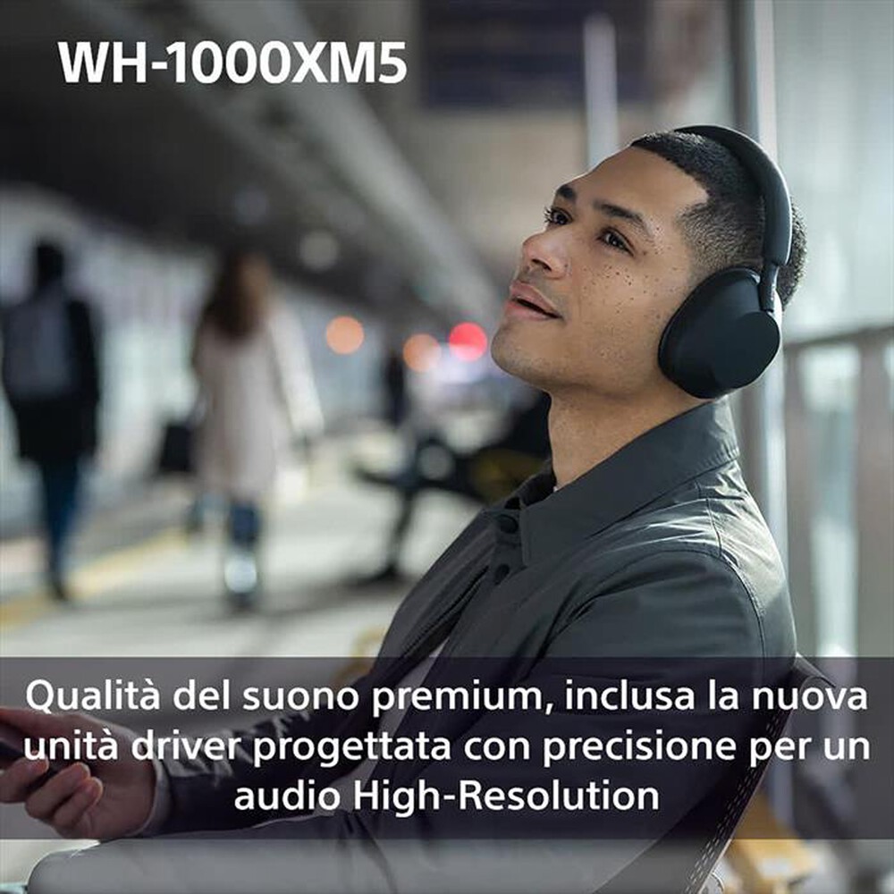 "SONY - Cuffie wireless WH1000XM5B.CE7-Nero"