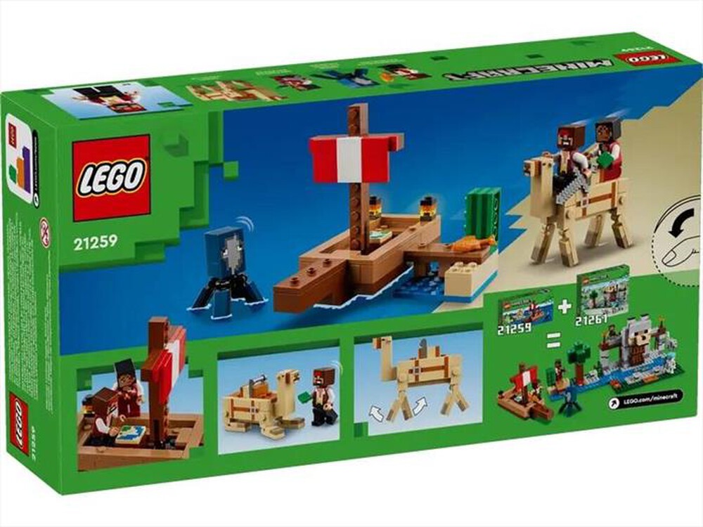 "LEGO - IL VIAGGIO DEL GALEONE DEI PIRATI- 21259-Multicolore"