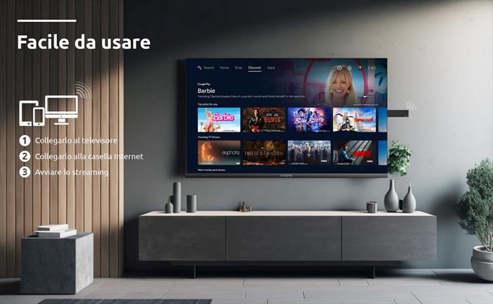 "STRONG - Android TV Stick 2K UHD LEAP-UNA-NERO"