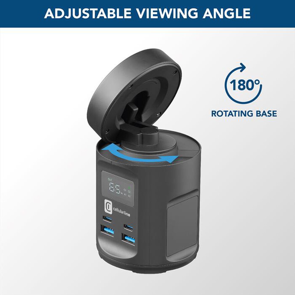 Immagine del prodotto CELLULARLINE - Caricatore da rete MAGSFHUBWIR4PD65WK-Nero