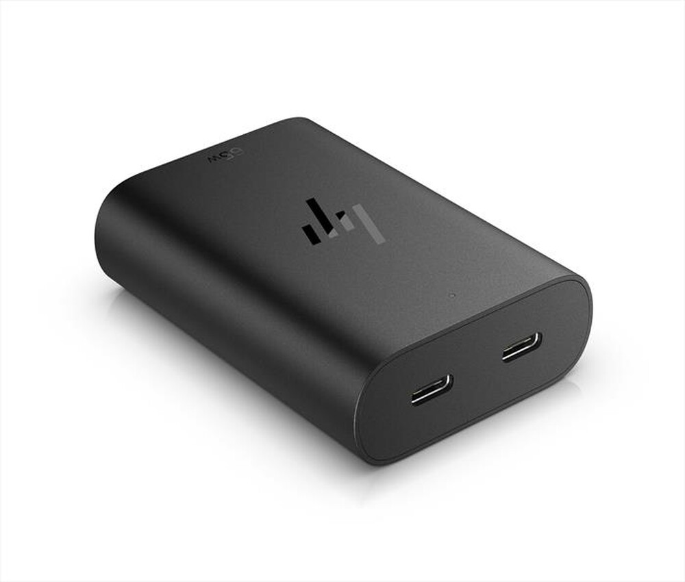 "HP - CARICABATTERIE USB-C GAN DA 65W-Nero"