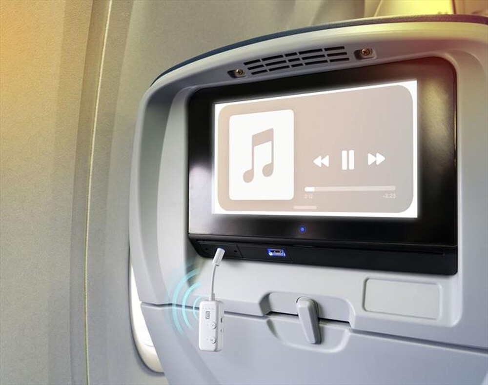 Immagine del prodotto CELLULARLINE - Ricevitori audio bluetooth IN-FLIGHT TRANSMITTER-Bianco