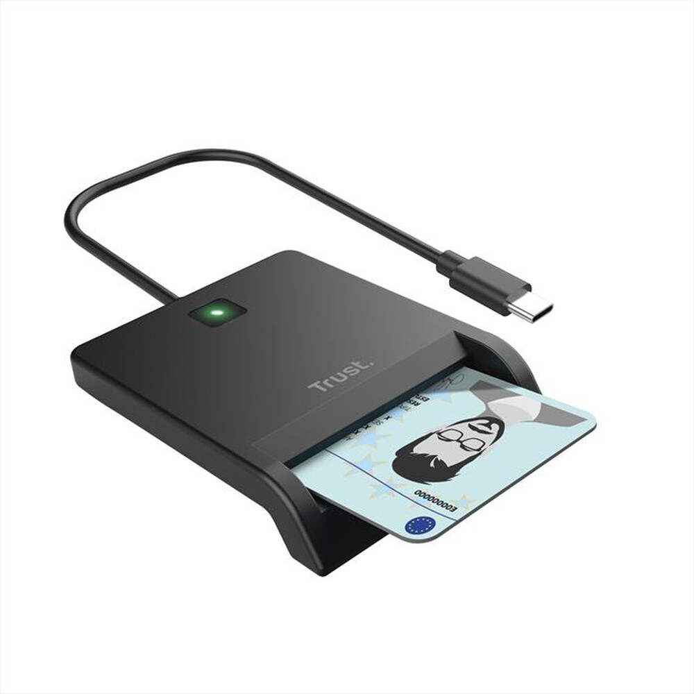 Immagine del prodotto TRUST - PRIMO USB-C DNI SMARTCARD READER-Black