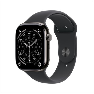 APPLE - Watch Series 11 GPS + Cellular 46mm Titanio-Ardesia - Sport Band Nero M/L